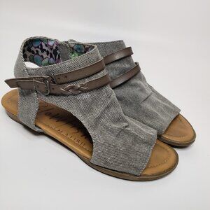 Blowfish Sandals Boxie Rancher Canvas Flats 7